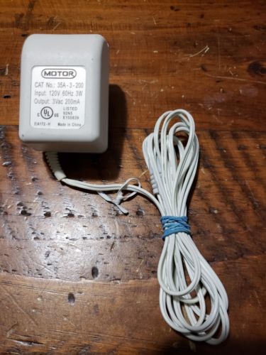3V 200mA AC/AC Motor Power Supply Cat. No. 35A-3-200 Free Ship