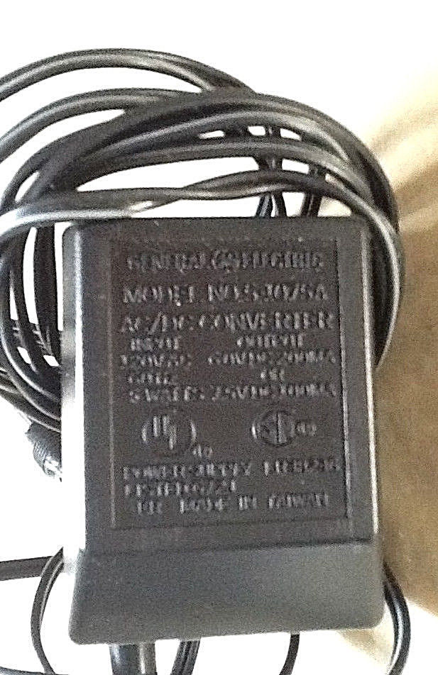 GE GENERAL ELECTRIC AC/DC POWER SUPPLY ADAPTER CORD NO5-1075A 6/7.5V, 200/100mA