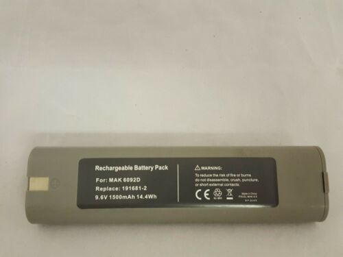 REPLACEMENT BATTERY FOR MAKITA 6092D CORDLESS POWER TOOL  9.60V