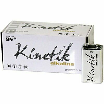 KINETIK(R) 53316 Kinetik(R) 9-Volt Alkaline Batteries, 12 pk