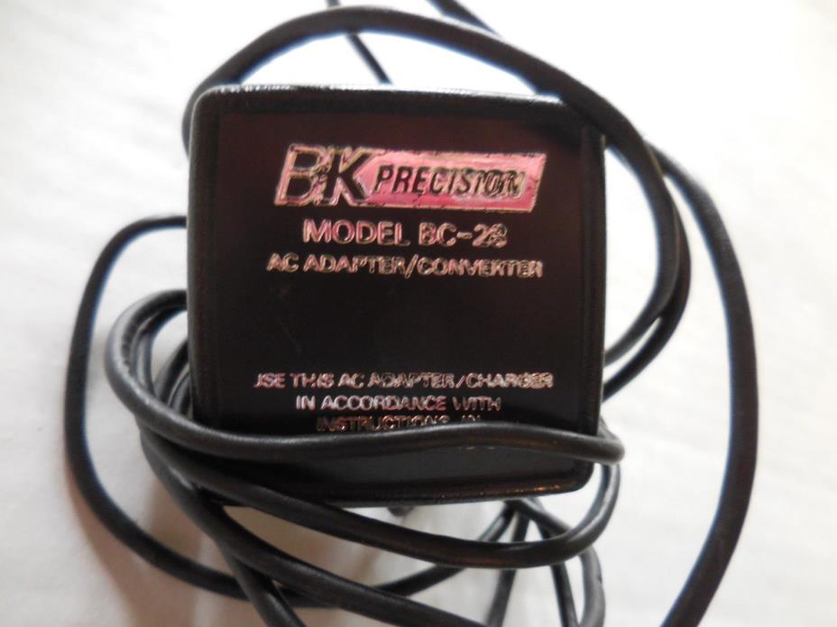 BK Precision Model BC-28 AC Adapter Converter Made in USA