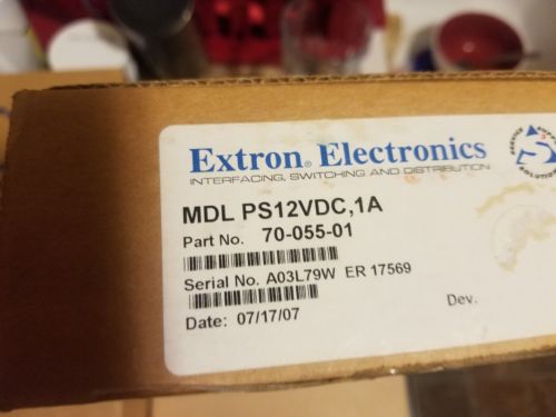 New Extron MDL PS12VDC, 1A