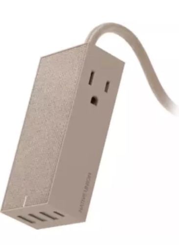 Native Union Smart Hub Bridge USB Charger Fast Charging 5.4A Taupe Brand NEW