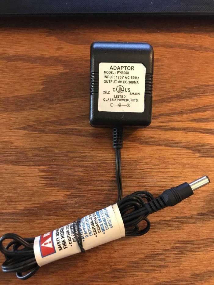 Adaptor Model FYB008 6V 300mA