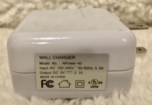 Wall Charger APower 40 AC 100-240V
