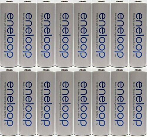 Panasonic Eneloop 16 Pack AA NiMH Pre-Charged Rechargeable Batteries