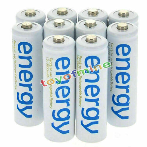 10x AAA 2000mAh 1.2V Ni-Mh Energy Rechargeable Battery Cell for RC MP3 TOYS