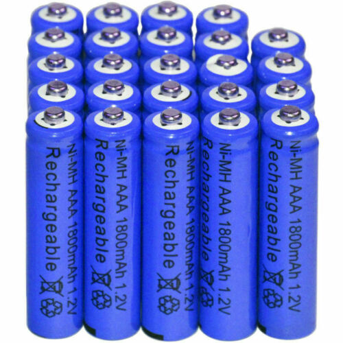 24x AAA 1800mAh 1.2V Ni-MH Rechargeable battery 3A Blue Cell for MP3 RC Toys