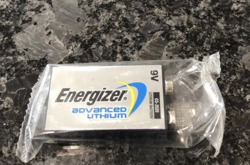 Battery,Lithium,9V ENERGIZER L522  A Total 130 Batteries Dated To Expire O3/20