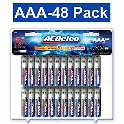 AAA Batteries, Triple Battery Super Alkaline, High Performance, 48 Count Pack