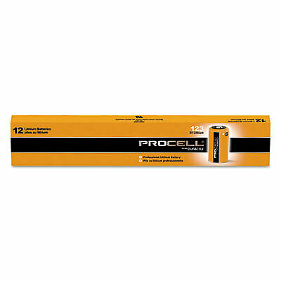Procell Lithium Batteries, CR123, For Camera, 3V, 12/Box PL123BDK  - 1 Each