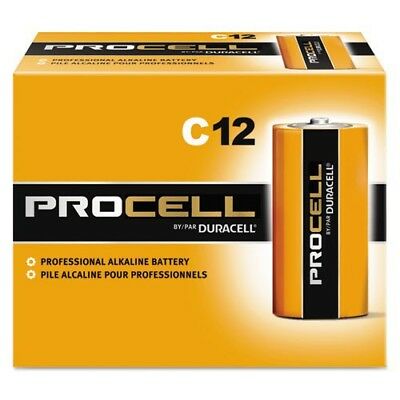 Duracell Procell Alkaline C Batteries, 12 Pack DURACELL PC1400