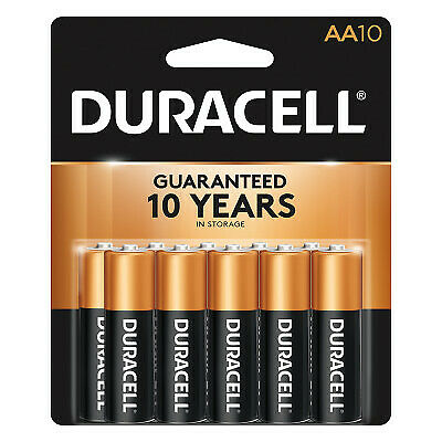 Aa Size 10 Pack Alkalinebattery Copper Top  - 1 Each