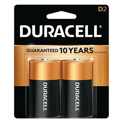 D Size 2 Pack Alkalinebattery Copper Top  - 1 Each
