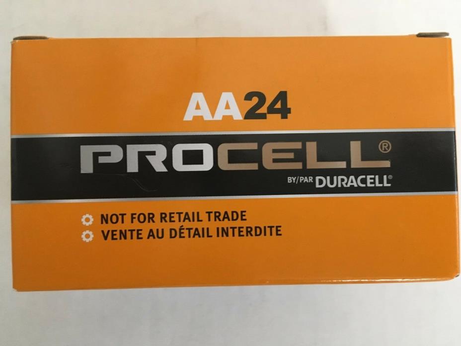 Duracell  Procell AA 24 Pack Bataries, new factory sealed
