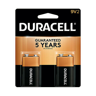 9 Volt 2 Pack Alkalinebattery Copper Top  - 1 Each