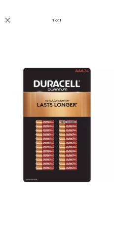 New Duracell Quantum AAA Batteries 24 Triple A Batteries Alkaline Free