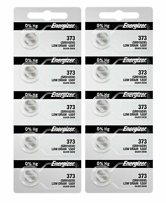 10 373 Energizer Watch Batteries SR916SW Battery Cell - FAST FREE SHIPPING