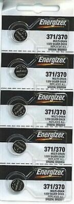 Energizer 371 / 370 Silver Oxide Watch Battery (5 per Pack) FREE SHIPPING