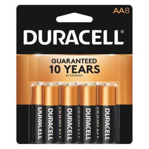 Duracell CopperTop Alkaline AA Batteries, 8 Pack DURACELL (lot of 4)