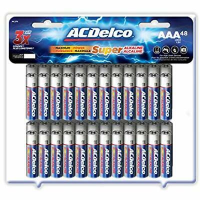 Acdelco Aaa Batteries Count Alkaline Battery For Toys Clocks V Max Gift New