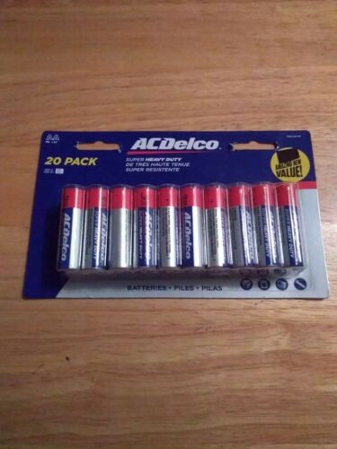 20 Pack of ACDelco Maximum Power Super HEAVY DUTY AA Batteries Dec2021Expiration