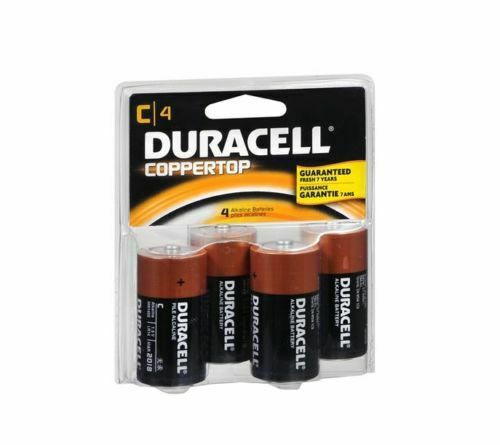 Duracell Coppertop Alkaline C Batteries 4 Each (Pack of 4)