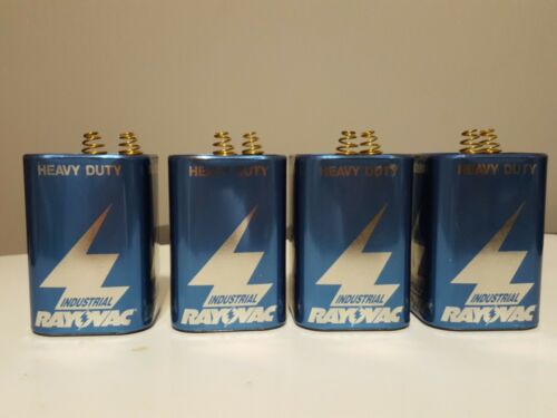4 Pack NEW Rayovac 6V-HD Ultra Robust Industrial 6V Lantern Battery NWT