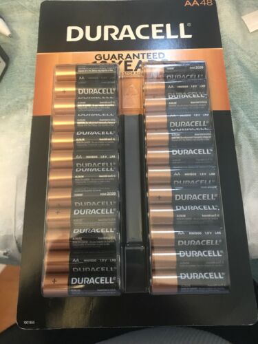 Duracell AA Coppertop Batteries - Case of 48 Alkaline Batteries