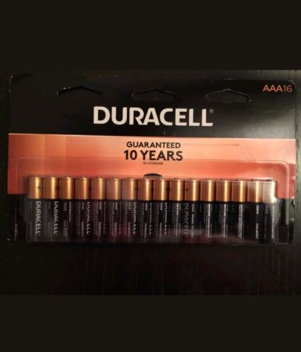 Brand New DURACELL AAA Alkaline Batteries 16 Count