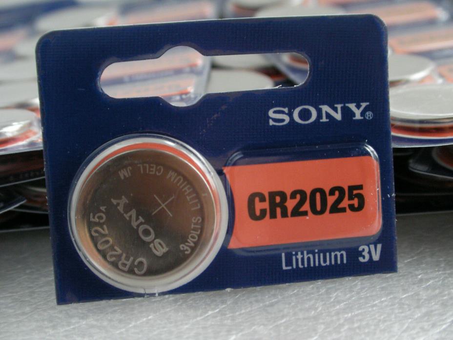 CR2025 Battery Sony CR2025 3V Lithium Battery New Super Fresh 1PK Ships Free!