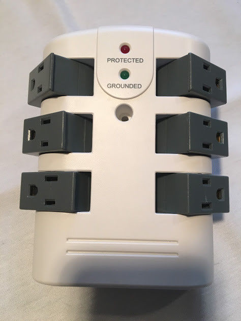 Current Taps Surge Protected 120 Volt 6 Outlet Swivel Plugs