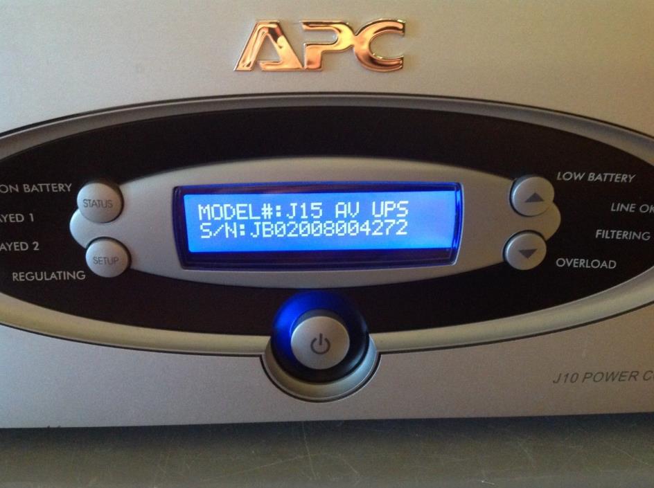 APC J15 Power Conditioner No Battery For Parts or Not Working