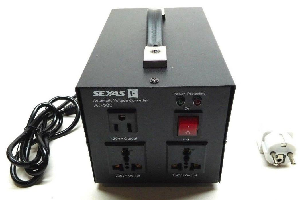 Seyas 500W Automatic Step Up & Step Down Voltage Transformer Converter