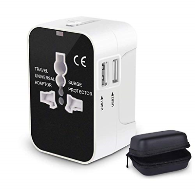 LKY DIGITAL Travel Adapter, Worldwide All in One Universal Power Adapter AC Plug
