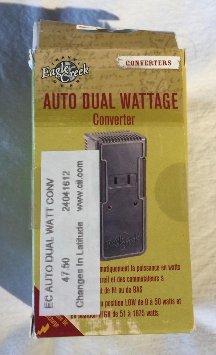 Eagle Creek International Converter Dual Wattage Model 40416  JB0497