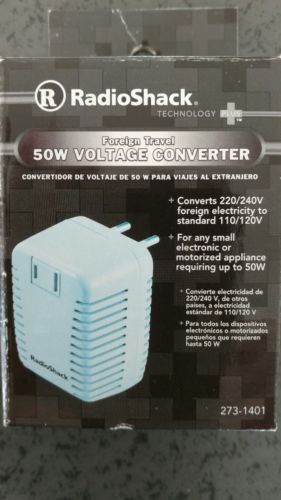 50 Watt foreign travel voltage converter, brand new in box