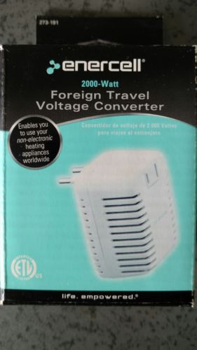2000 Watt foreign travel voltage converter, brand new in box