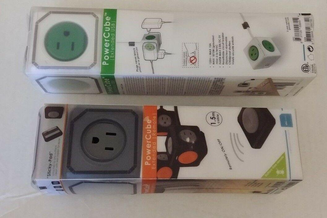 Allocacoc PowerCube Extended Remote, Gray +  Allocacoc PowerCube Extended USB