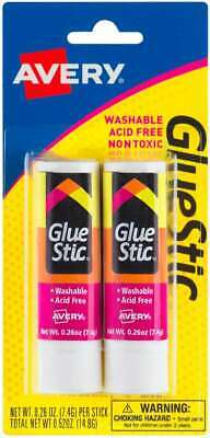 Avery Glue Stic Permanent Adhesive 2/Pkg .26oz 071709001711