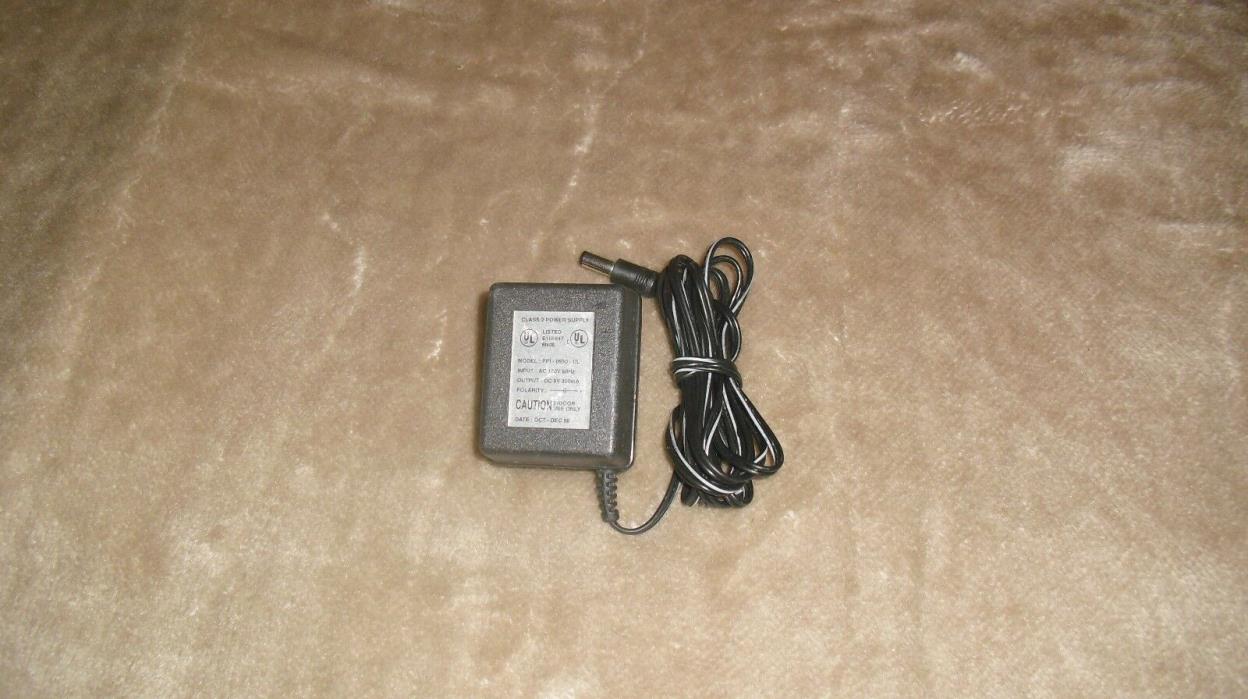 AC Power Supply Adaptor Class 2 9V AC 300mA 120V  Model PPI-0930-UL