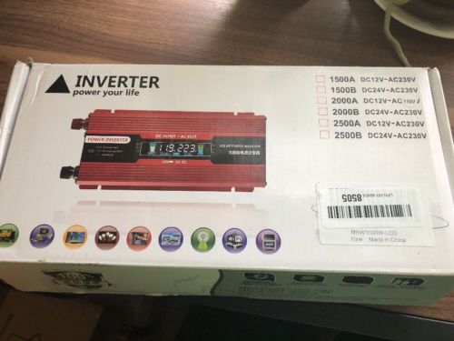 Lvyuan Foval 1000W Power Inverter Dual AC Outlets Dual USB Charging Ports DC