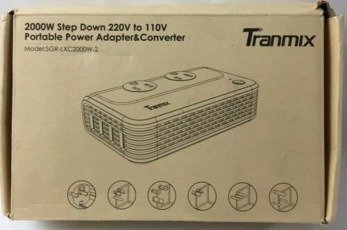 Universal Travel Adapter 220V to 110V Voltage Converter with 6A 4-Port