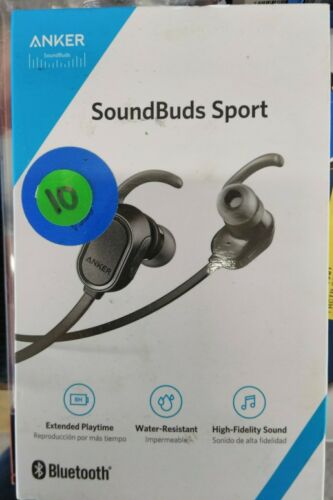 Anker SoundBuds Sport Bluetooth Wireless Headphones, Black