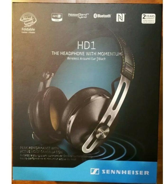 Sennheiser HD1 Wireless Headphones with Active Noise Cancel *FAST FREE SHIPPING*