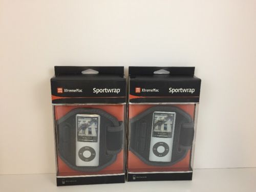 Lot Of 2 Xtreme Mac iPod Nano 4g/5g/7g Sportwrap Armband MP3 Player Workout