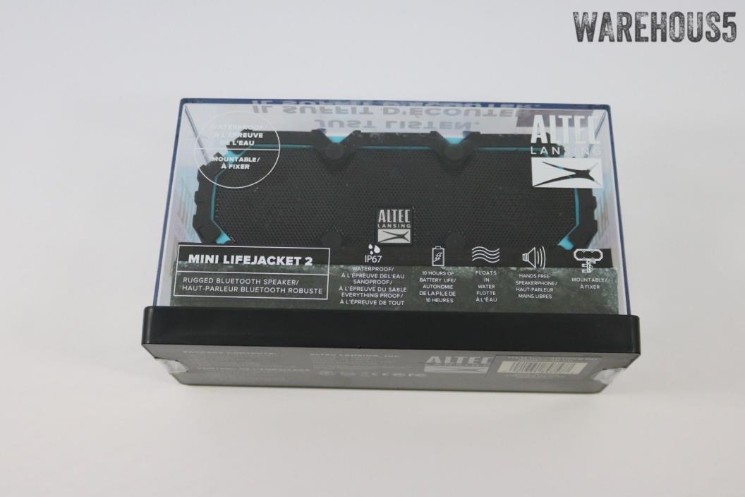 Altec Mini Life Jacket 2 Bluetooth Waterproof Speaker Blue/black