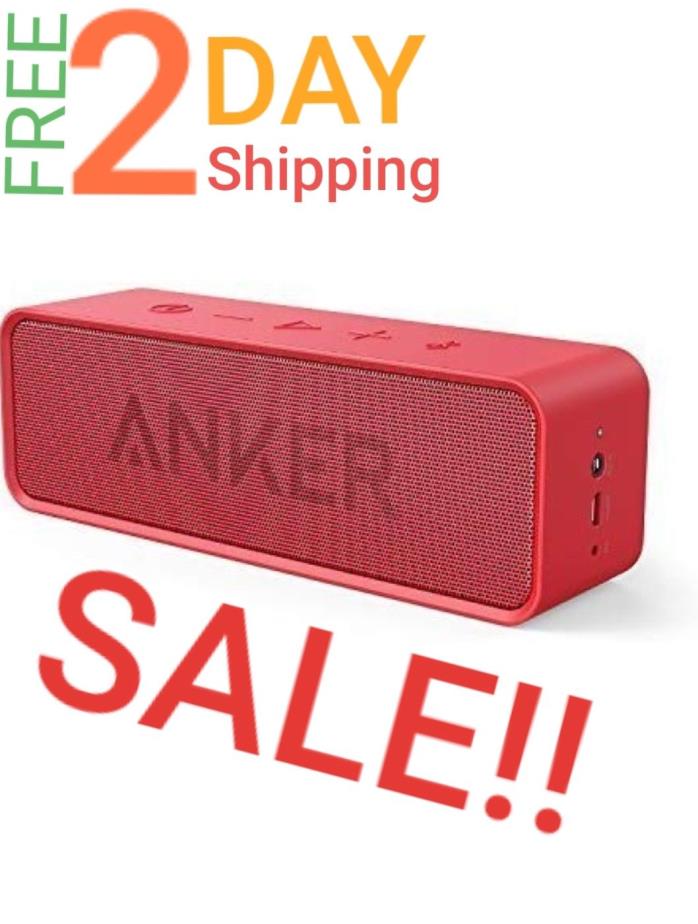 Anker SoundCore 2 Portable Bluetooth Speaker With Better Bass 24-hour Playtime