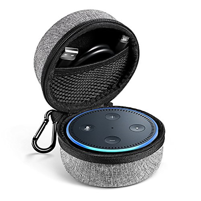 UGREEN Carrying Case Compatible for Echo Dot 2 Speaker Travel Protective Hard
