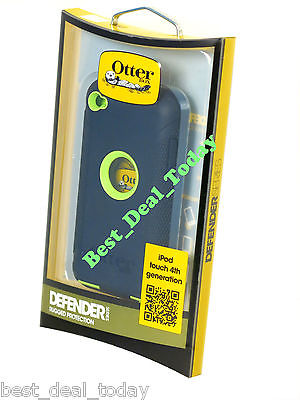 OEM Otterbox Defender Case For Apple Ipod 4 4G 4TH Gen Atomic Lime Green ITOUCH